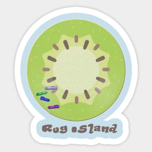 Rug Island Sticker